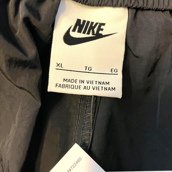 NIKE Men's Black Standard Fit Taper Leg Tear Away Track Pants XL NWT - Picture 11 of 13